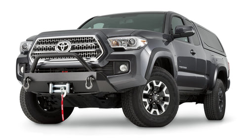 Semi-Hidden Winch Mount with Grille Guard for 2016-2023 Toyota Tacoma