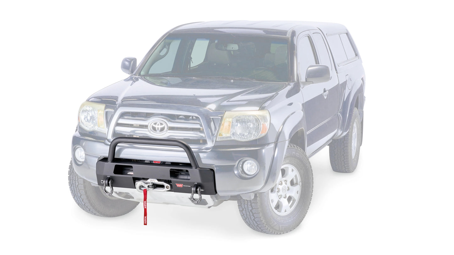 Semi-Hidden Winch Mount with Grille Guard for 2012-2015 Toyota Tacoma