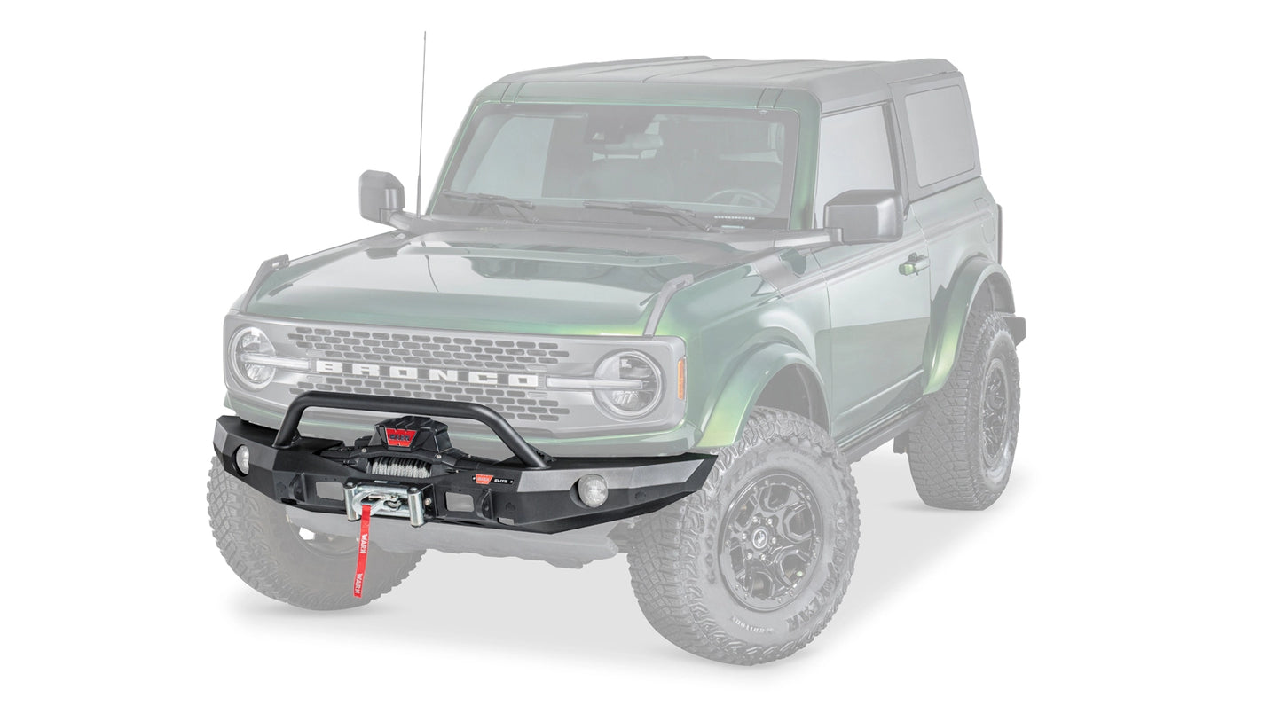 Elite Front Bumper with Prerunner Grille Guard for 2021-2026 Ford Bronco
