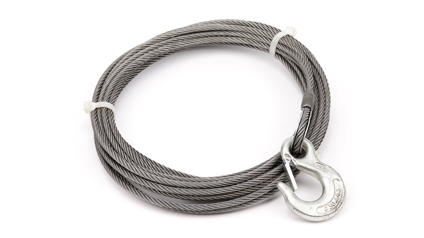 Wire Rope Assembly, 1/4 in x 40 ft, EIPS