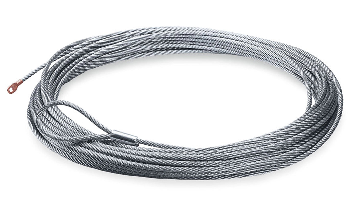 WARN Wire Rope Assembly, 5/16 in x 125 ft, Galvanized