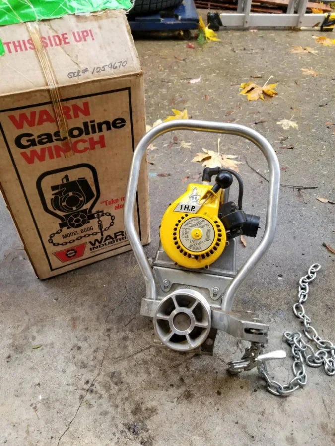 Throwback Thursday: The WARN 800G Gasoline Winch