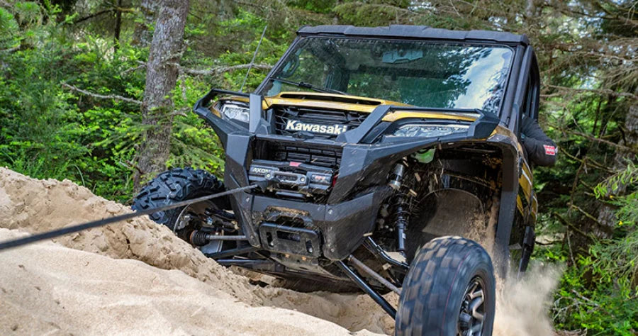 The WARN VRX 45-S winch: Now featured on the 2025 Kawasaki Teryx KRX4 1000 Lifted Edition