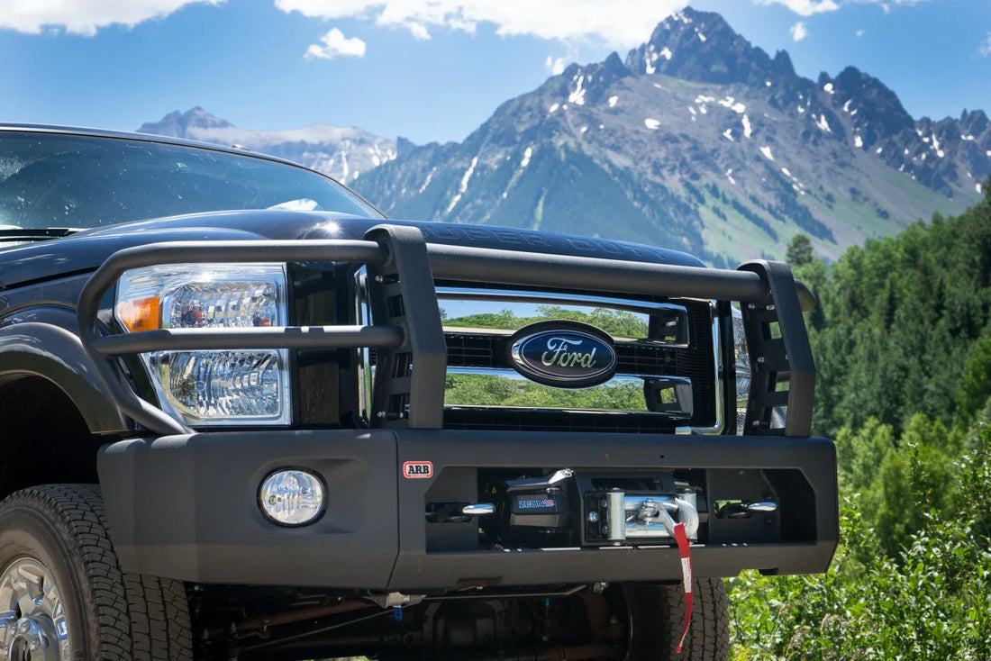 How to rotate a WARN Winch end housing to fit an ARB Bumper