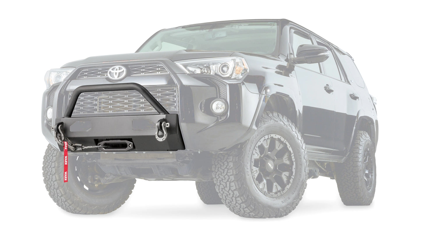 Semi-Hidden Winch Mount with Grille Guard for 2014-2024 Toyota 4Runner