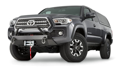 WARN Semi-Hidden Winch Mount with Grille Guard for 2016-2023 Toyota Tacoma