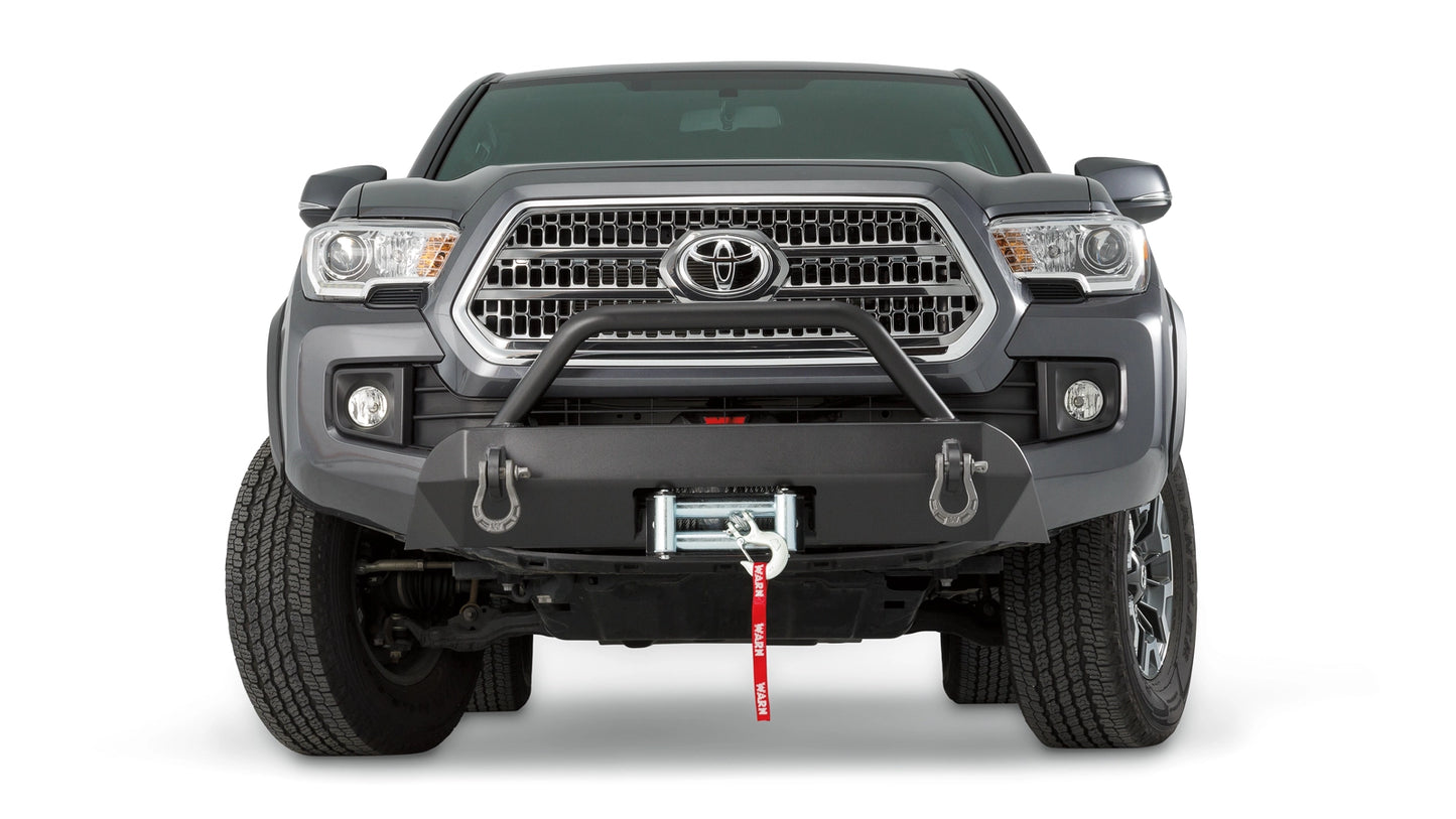 Additional view of the WARN Semi-Hidden Winch Mount with Grille Guard for 2016-2023 Toyota Tacoma