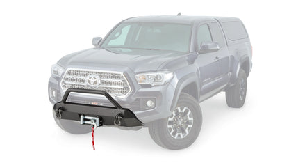 Semi-Hidden Winch Mount with Grille Guard for 2016-2023 Toyota Tacoma