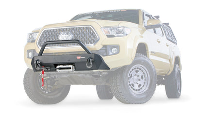 Semi-Hidden Winch Mount with Grille Guard for 2016-2023 Toyota Tacoma