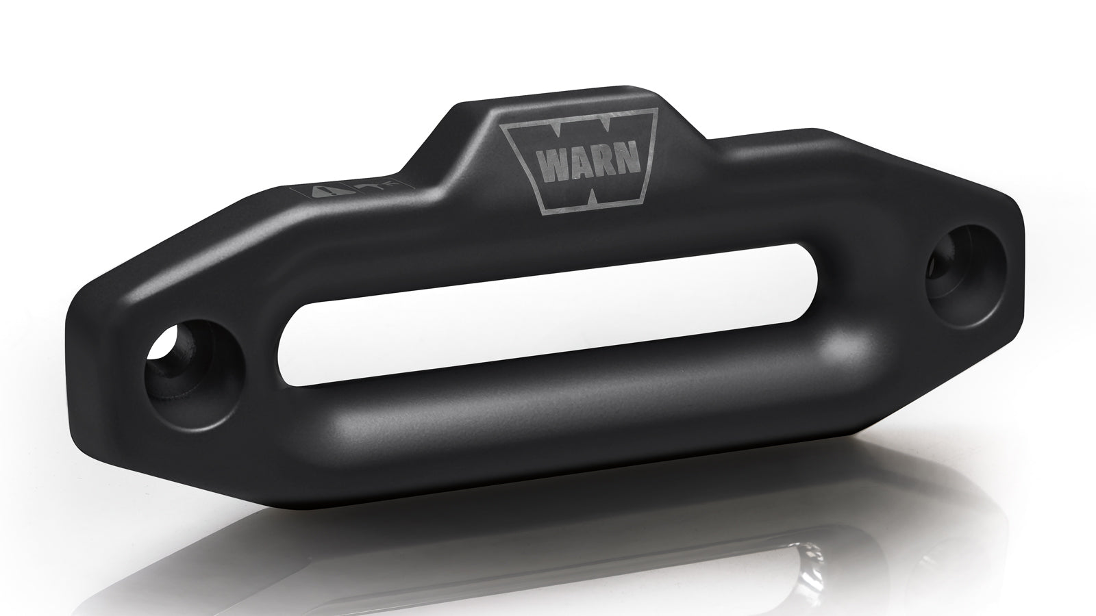 WARN Premium Black Forged Fairlead, 1 in Thick, 10 in Wide Standard Opening