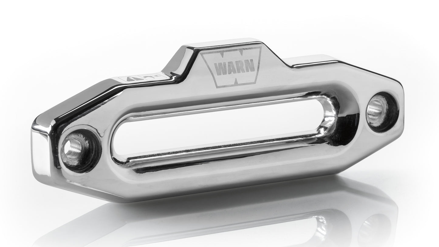 WARN Premium Polished Forged Fairlead, 1 in Thick, 10 in Wide Standard Opening