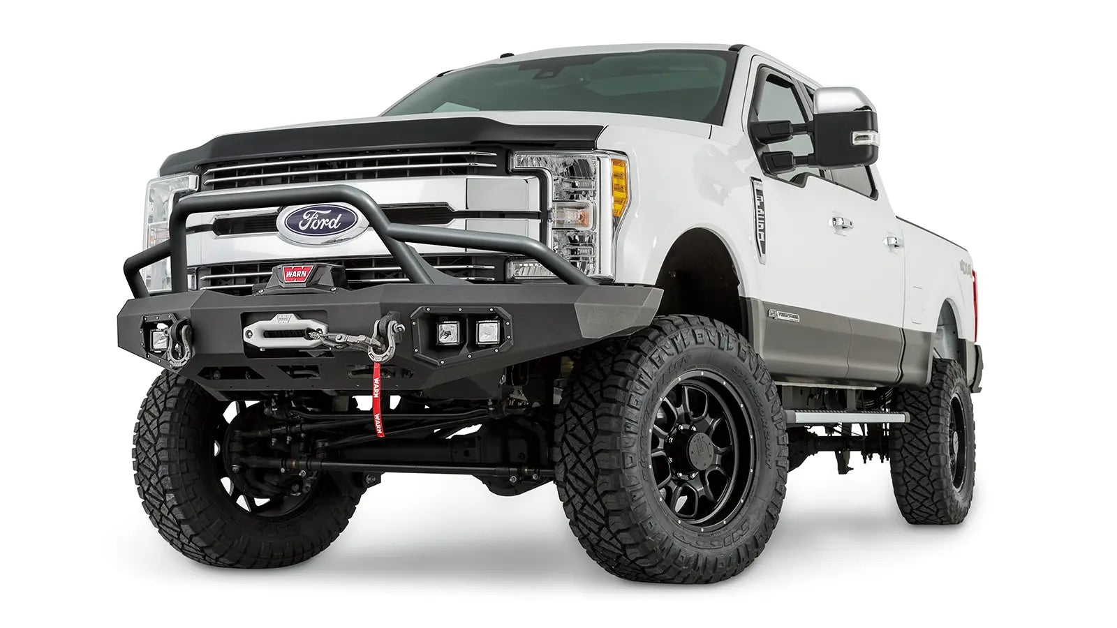 WARN Ascent Prerunner Grille Guard Tube for 2014-2021 Toyota Tundra for 2014-2021 Toyota Tundra and 2015-2017 Ford F-150 and 2017-2021 Ford
