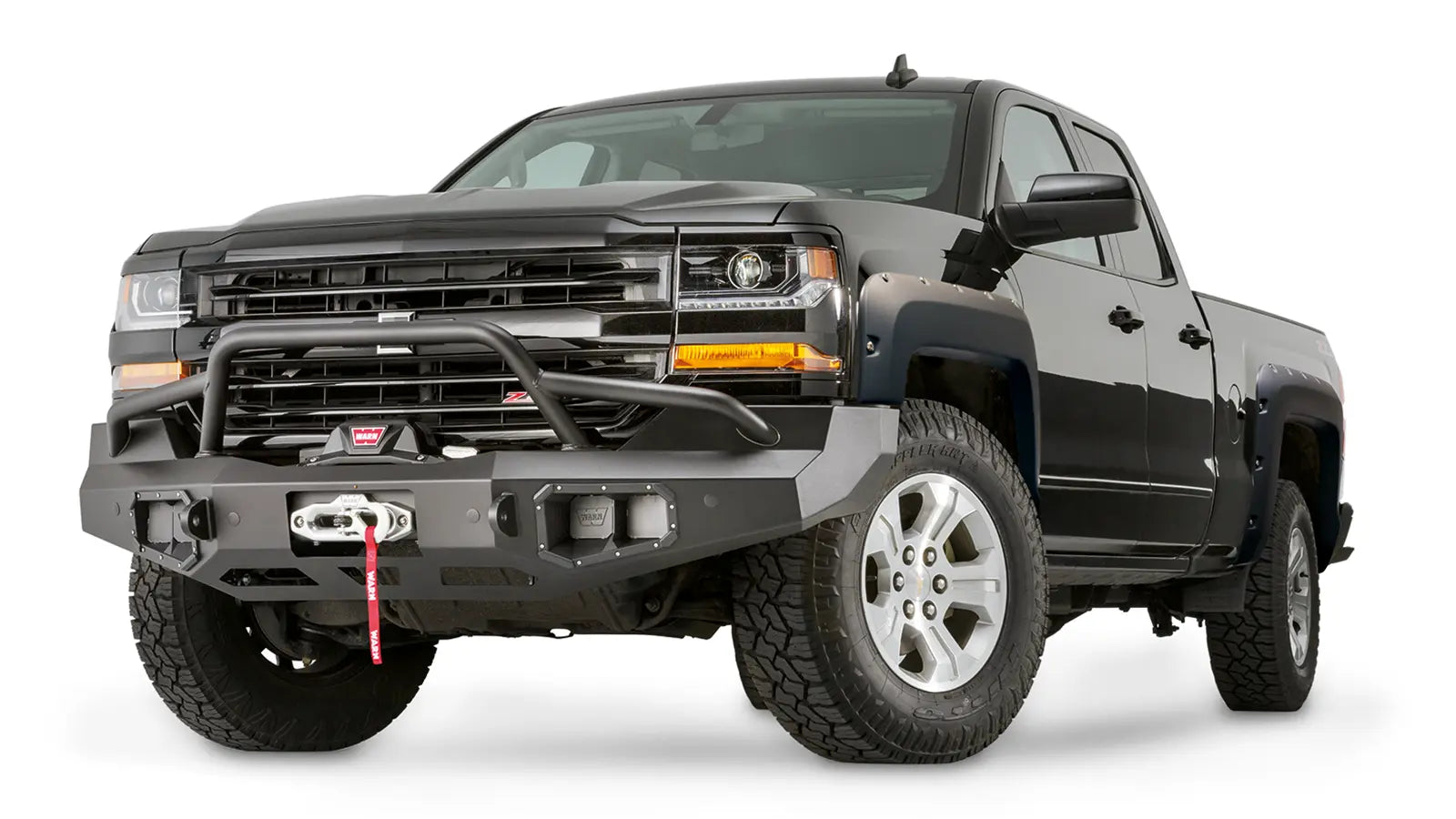 WARN Ascent Grille Guard Tube for 2016-2018 Chevrolet Silverado 1500 for 2016-2018 Chevrolet Silverado 1500 and 2019 Chevrolet Silverado 1500 LD