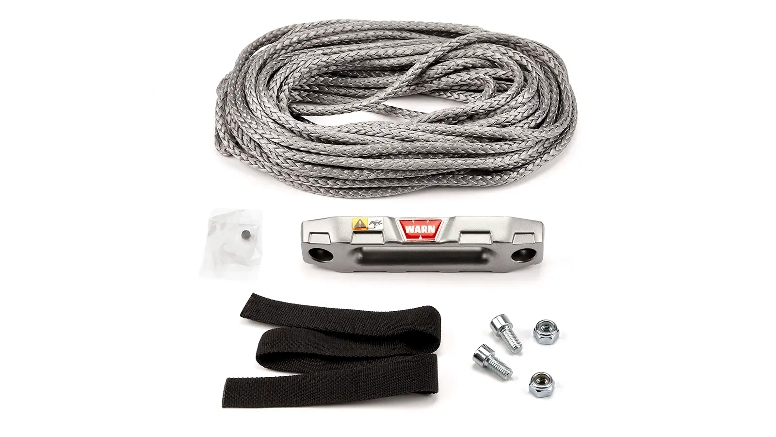 WARN Synthetic Rope Conversion Kit with Long Epic Hawse Fairlead