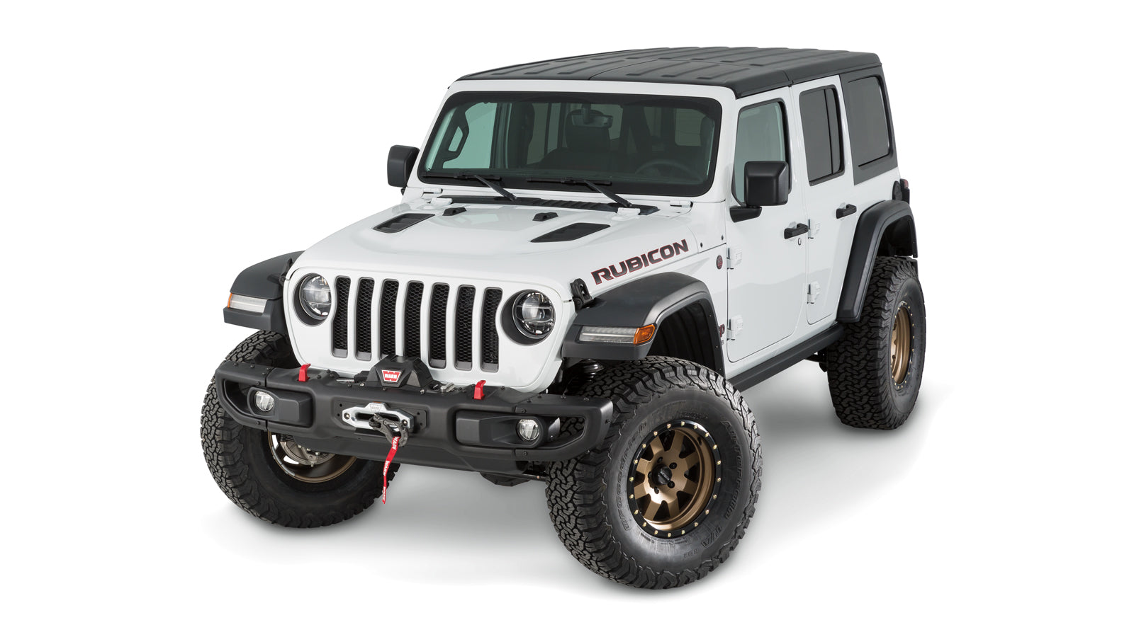 Additional view of the WARN Winch Mount for 2018-2026 Jeep Wrangler and 2020-2026 Jeep Gladiator (fits VR12, VR10, ZEON, XD9, M8, VR8 winches)