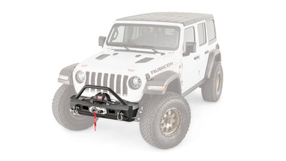 Elite Stubby Front Bumper with Grille Guard Tube for 2018-2026 Jeep Wrangler JL / 2020-2026 Jeep Gladiator JT