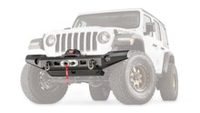 Ghosted view of the WARN Elite Front Bumper for 2018-2026 Jeep Wrangler JL / 2020-2026 Jeep Gladiator JT full width front bumper