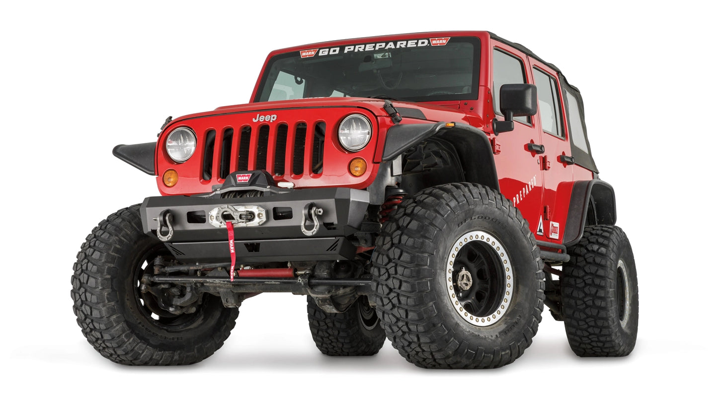 Elite Stubby Front Bumper for 2007-2018 Jeep Wrangler JK