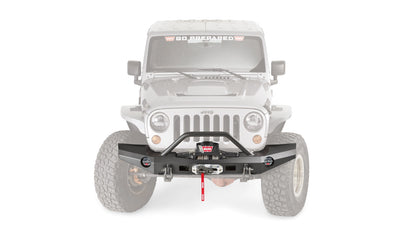 Elite Front Bumper with Grille Guard Tube for 2007-2018 Jeep Wrangler JK