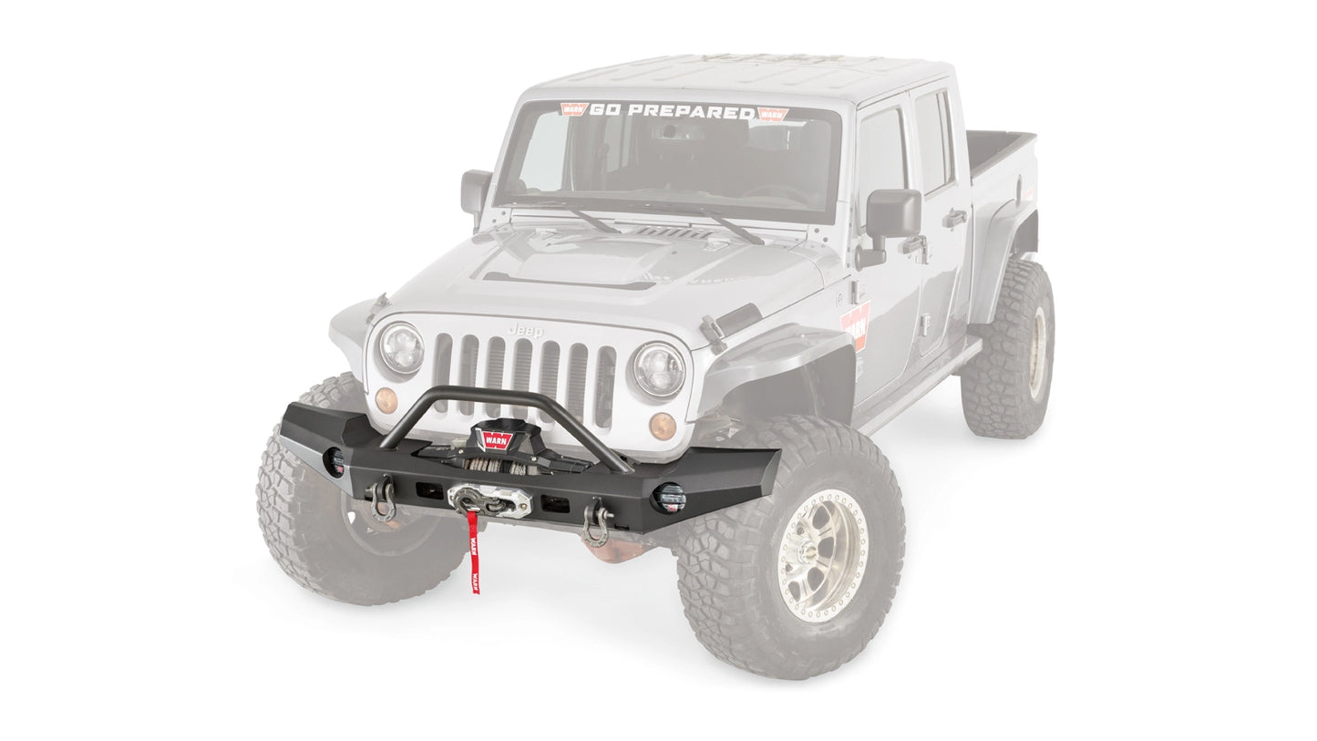 Elite Front Bumper with Grille Guard Tube for 2007-2018 Jeep Wrangler JK