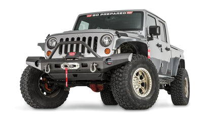 Elite Front Bumper with Grille Guard Tube for 2007-2018 Jeep Wrangler JK