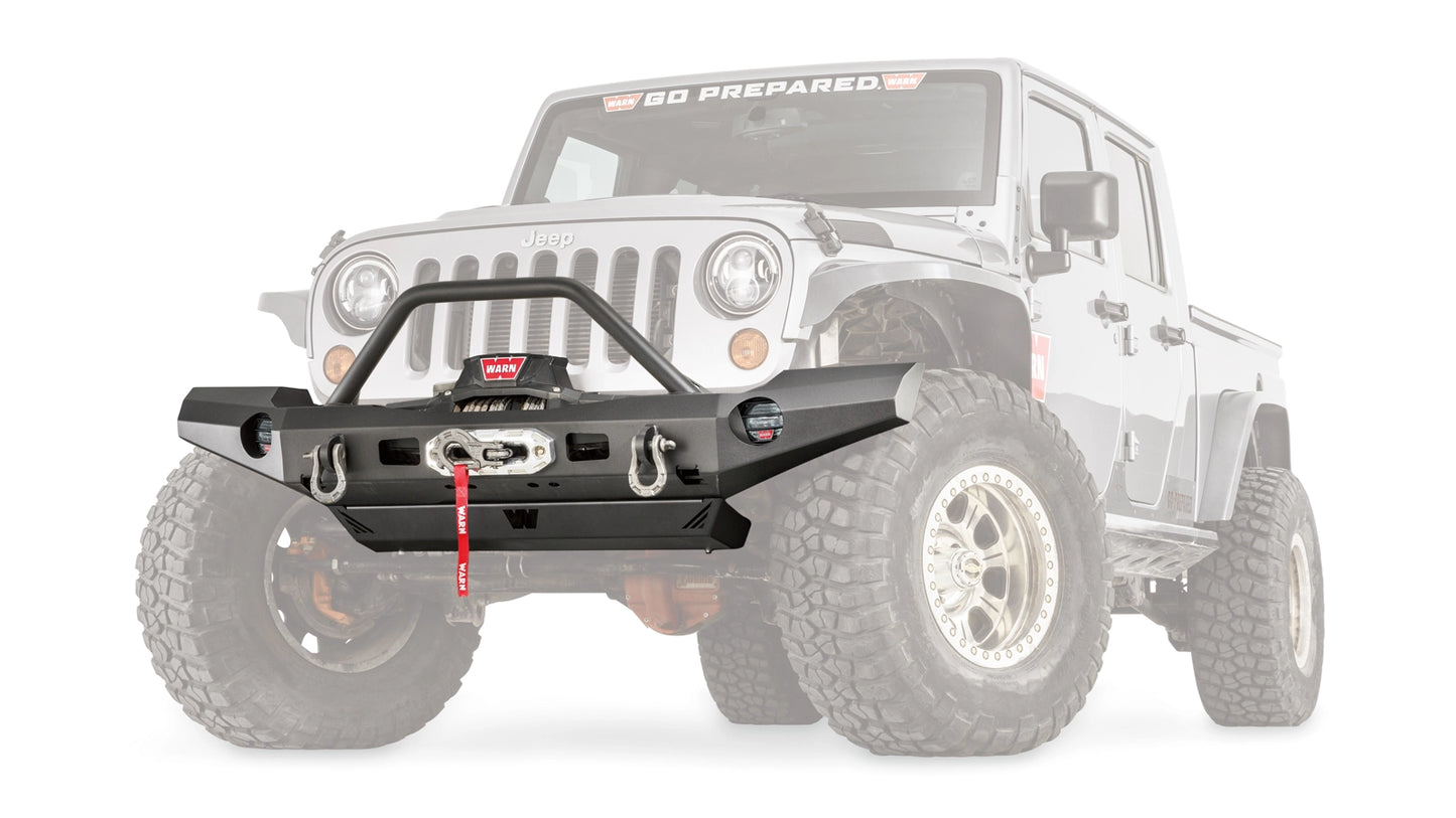 Elite Front Bumper with Grille Guard Tube for 2007-2018 Jeep Wrangler JK