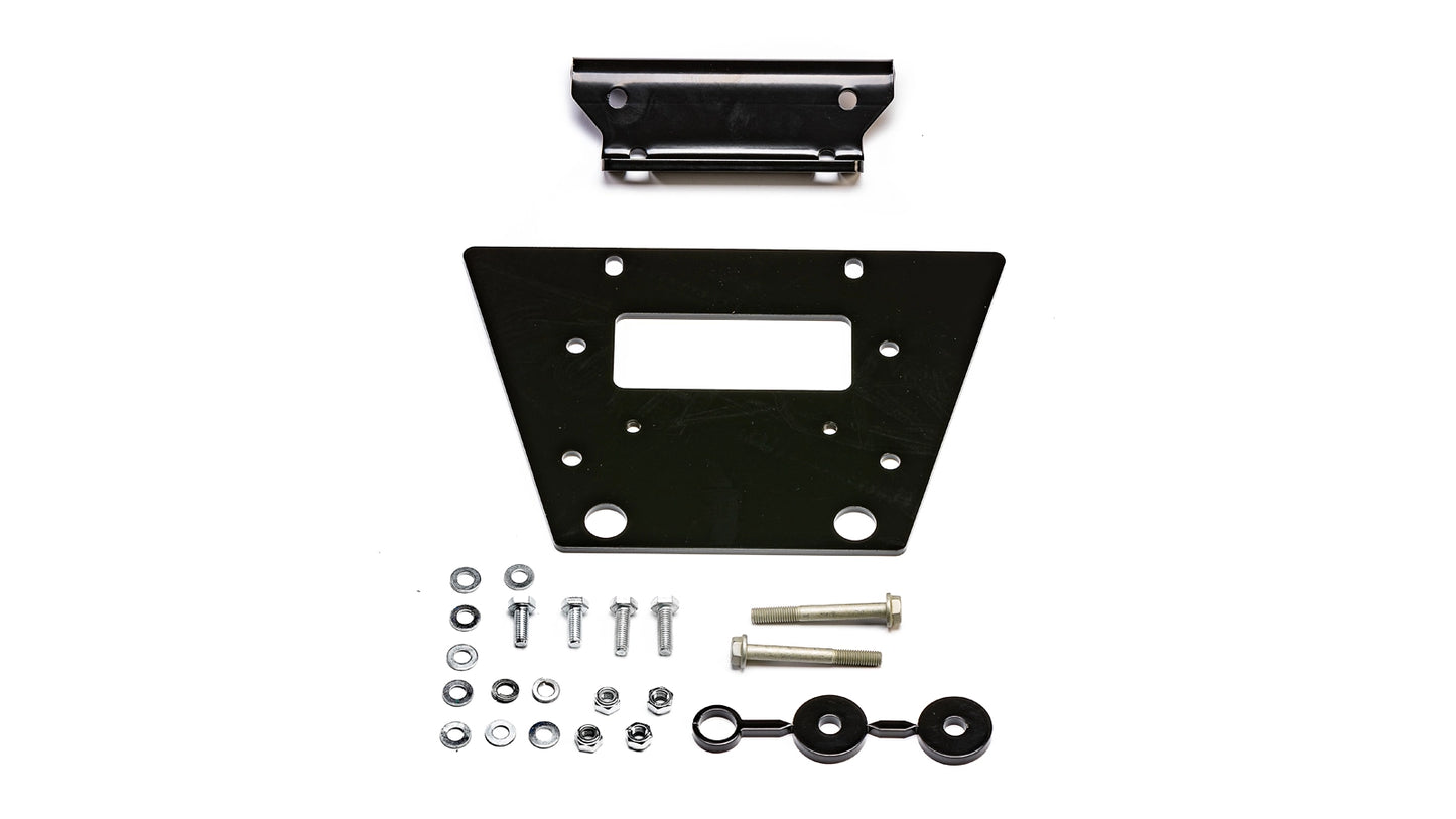 Parts view of the WARN Winch Mounting Kit for Kawasaki Teryx KRX 1000