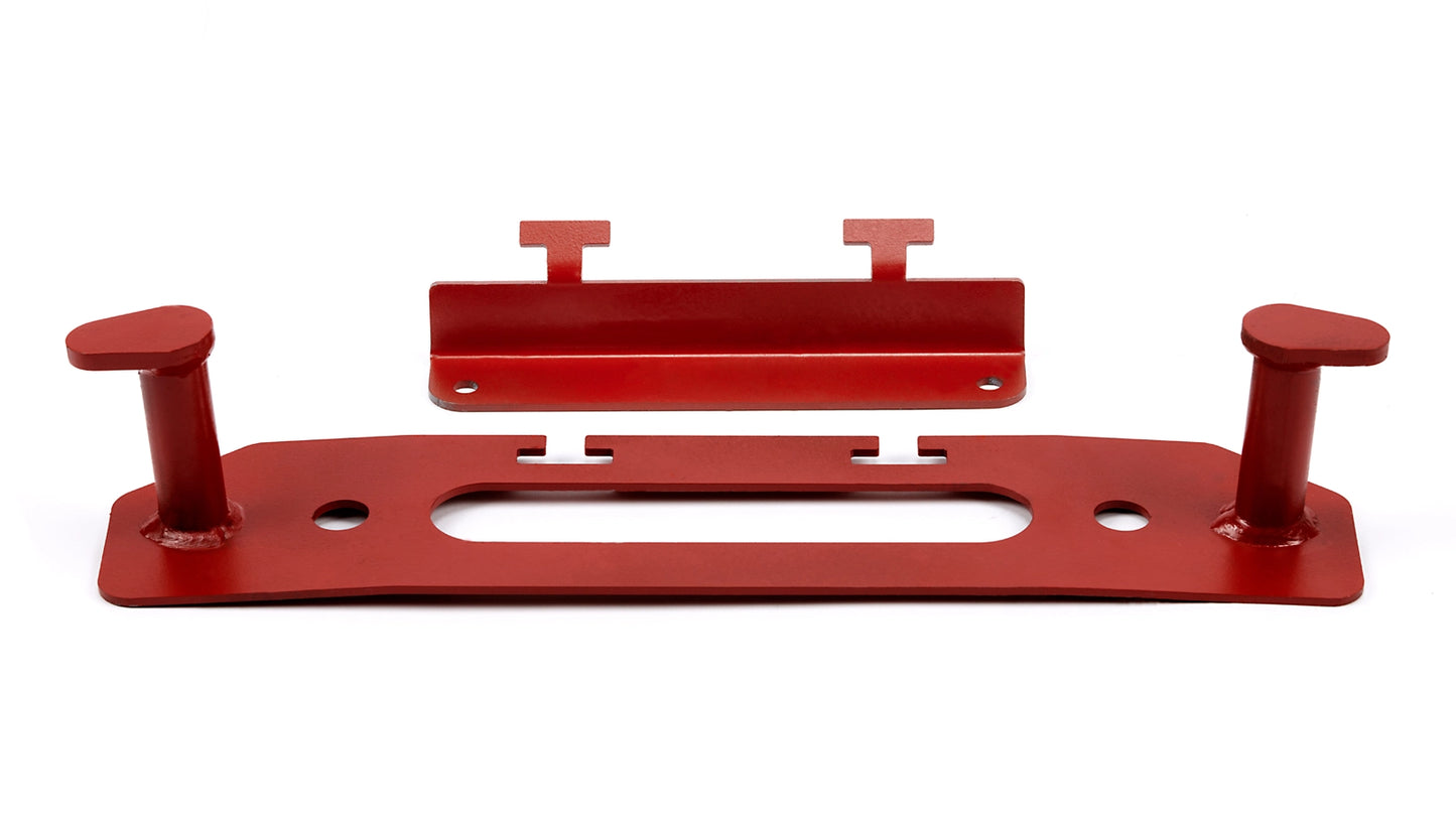 Red Rope-Storing Fairlead Backing Plate