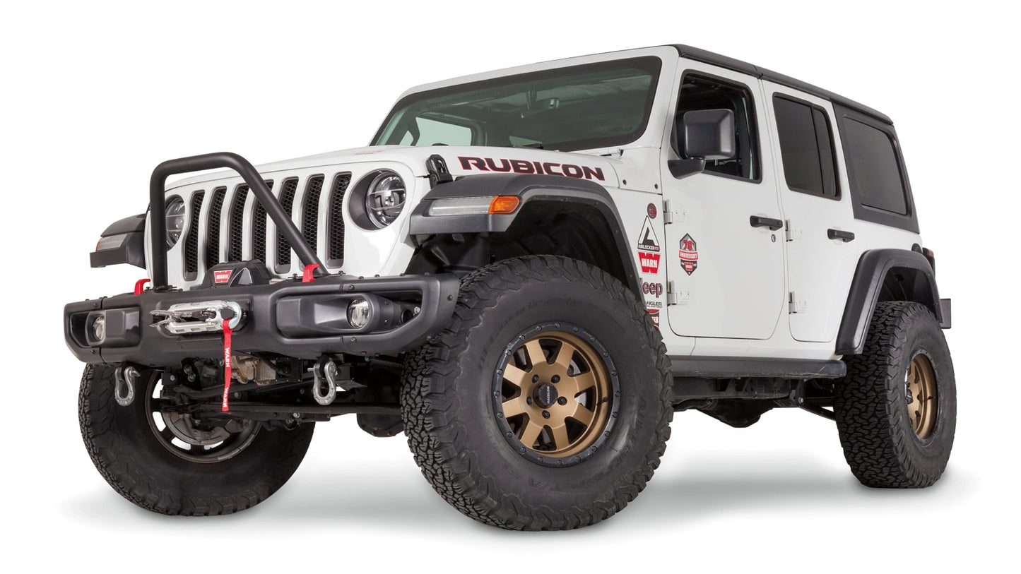 WARN Stinger Grille Guard Tube for 2018-2021 Jeep Wrangler JL front bumper for 2018-2021 Jeep Wrangler JL and 2020-2021 Jeep Gladiator JT
