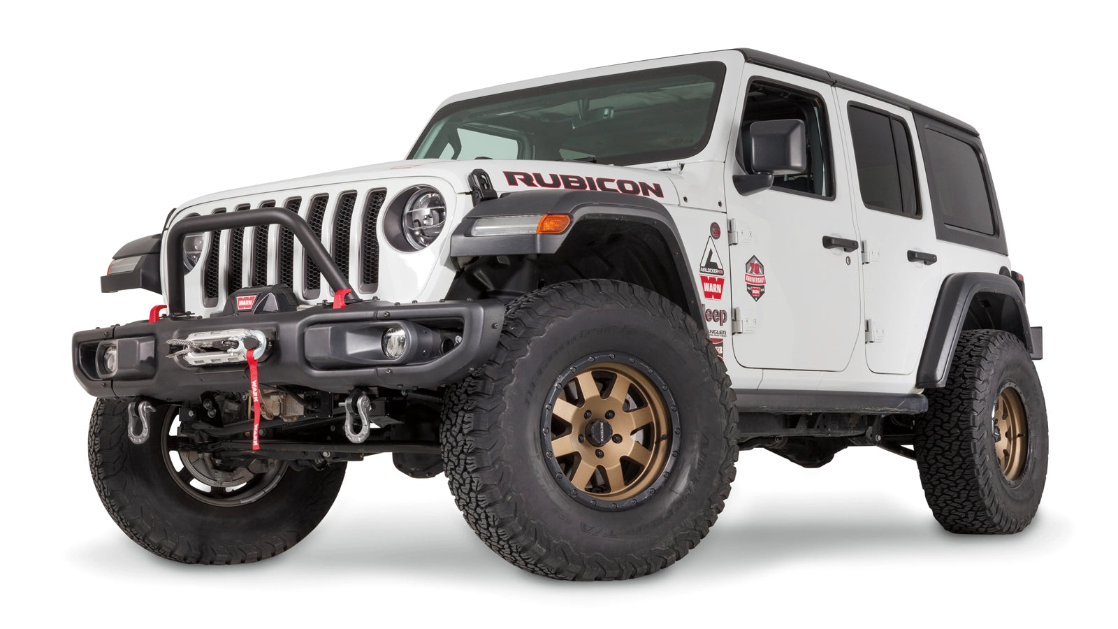 WARN Mid-Height Stinger Grille Guard Tube for 2018-2021 Jeep Wrangler JL for 2018-2021 Jeep Wrangler JL and 2020-2021 Jeep Gladiator JT
