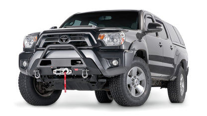 WARN Semi-Hidden Winch Mount with Grille Guard for 2012-2015 Toyota Tacoma