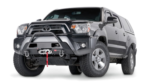Semi-Hidden Winch Mount with Grille Guard for 2012-2015 Toyota Tacoma