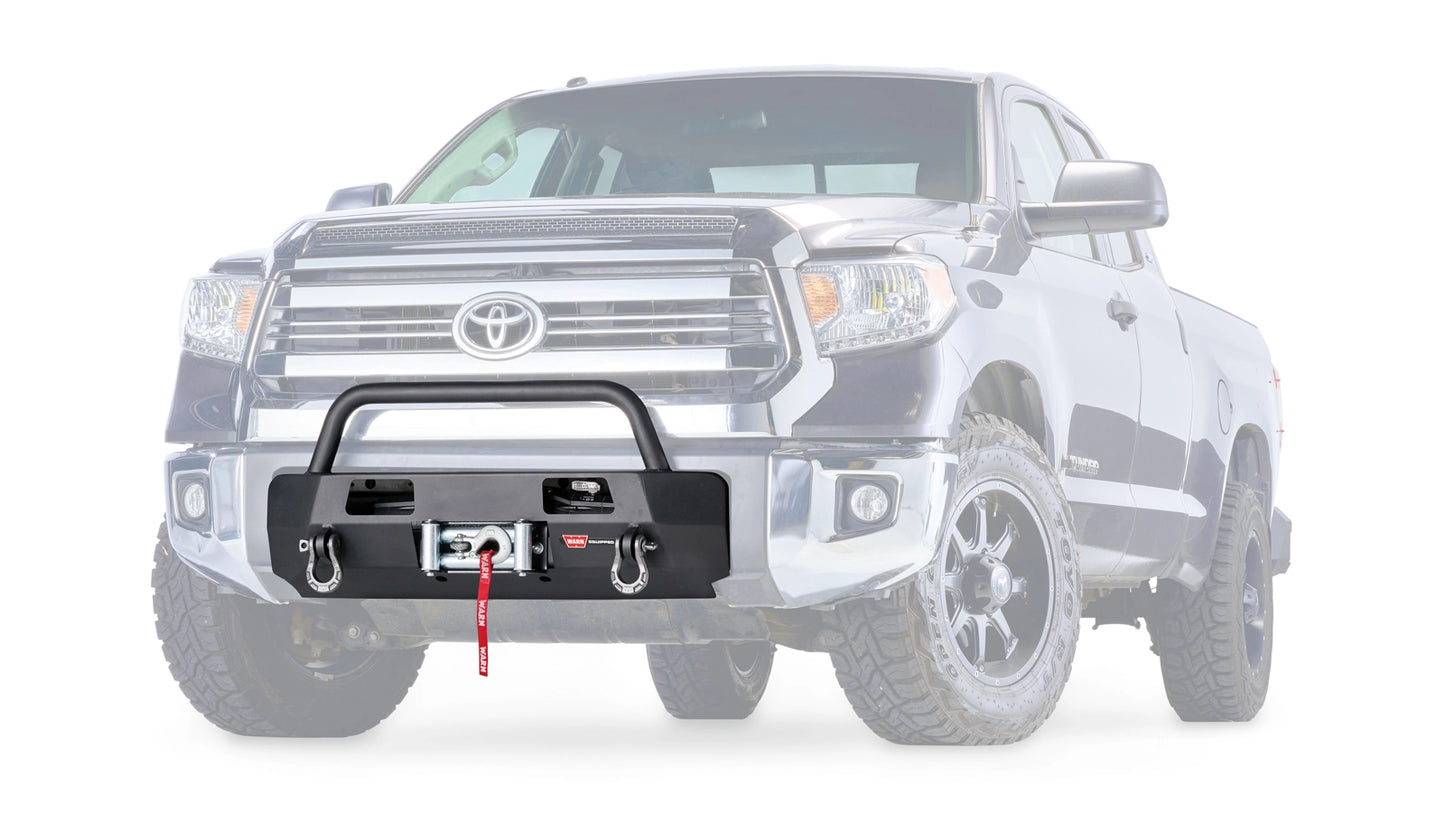 Semi-Hidden Winch Mount with Grille Guard for 2014-2021 Toyota Tundra