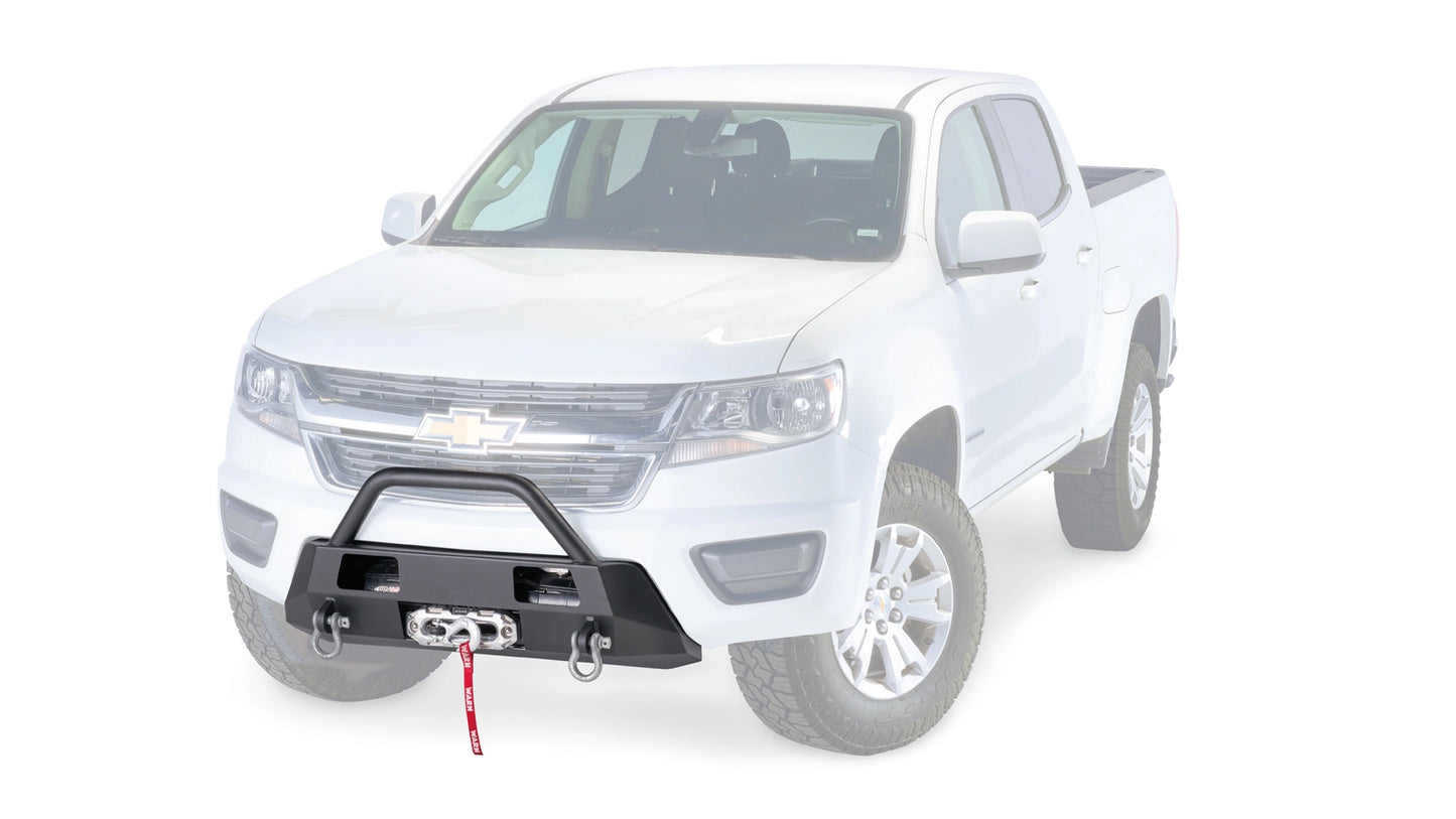 Semi-Hidden Winch Mount with Grille Guard for 2015-2020 Chevrolet Colorado
