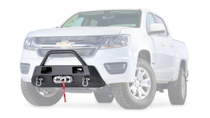Semi-Hidden Winch Mount with Grille Guard for 2015-2020 Chevrolet Colorado