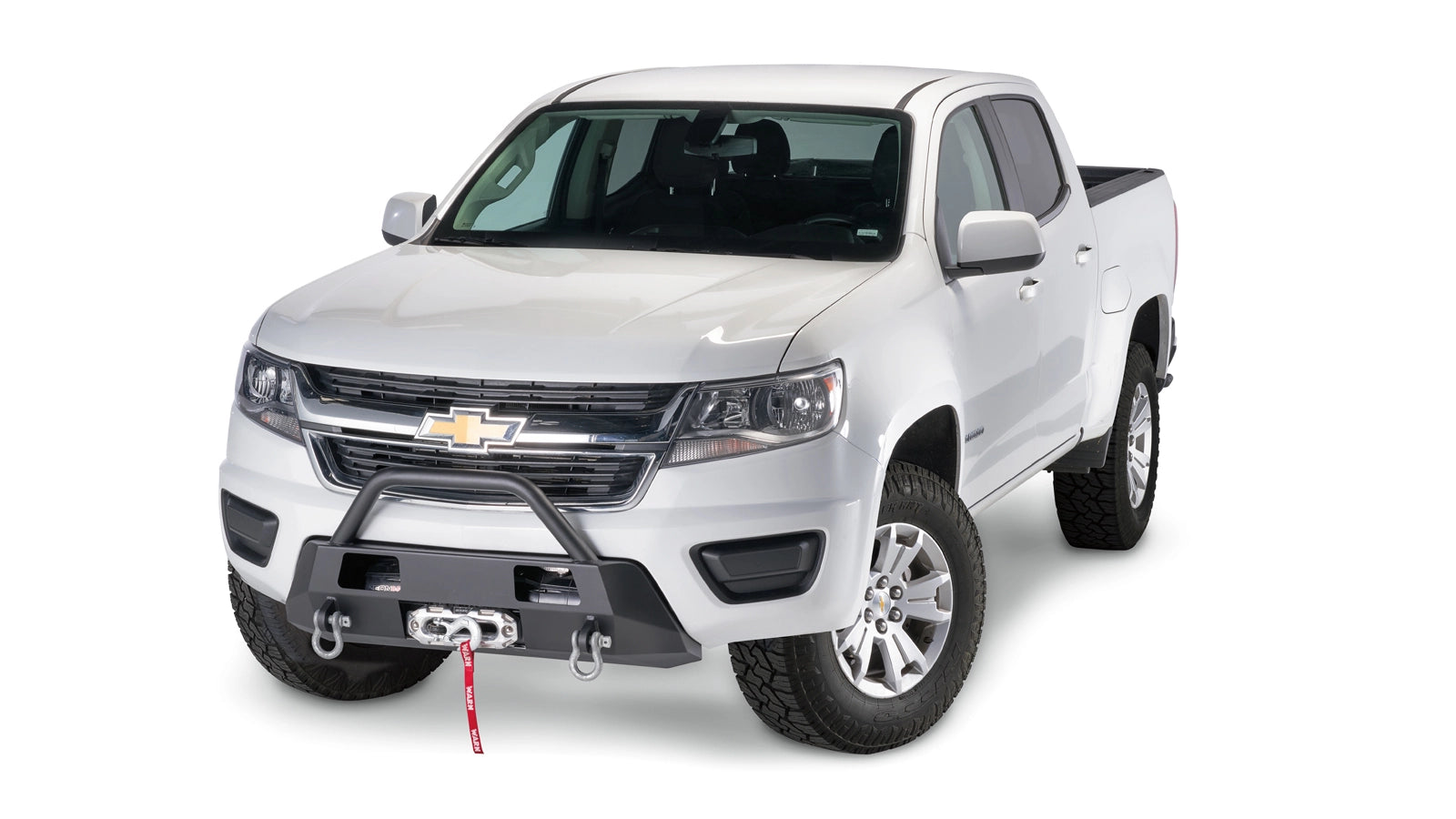Additional view of the WARN Semi-Hidden Winch Mount with Grille Guard for 2015-2020 Chevrolet Colorado