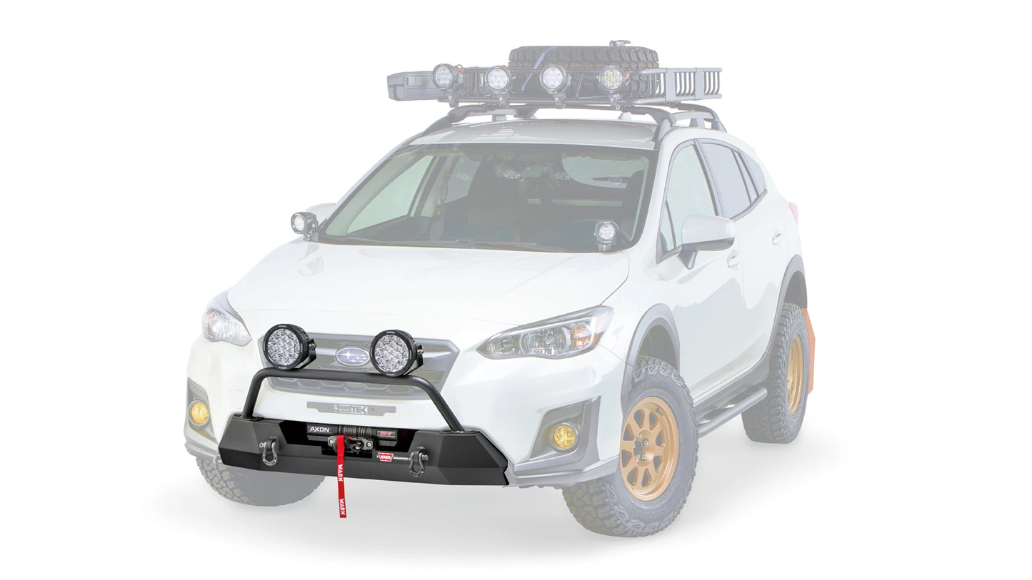 Grille Guard Tube with Light Mounting Tabs for 2018-2020 Subaru Crosstrek / 2019-2021 Subaru Forester Semi-Hidden Kit