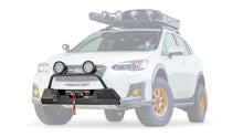 Ghosted view of the WARN Grille Guard Tube with Light Mounting Tabs for 2018-2020 Subaru Crosstrek front bumper