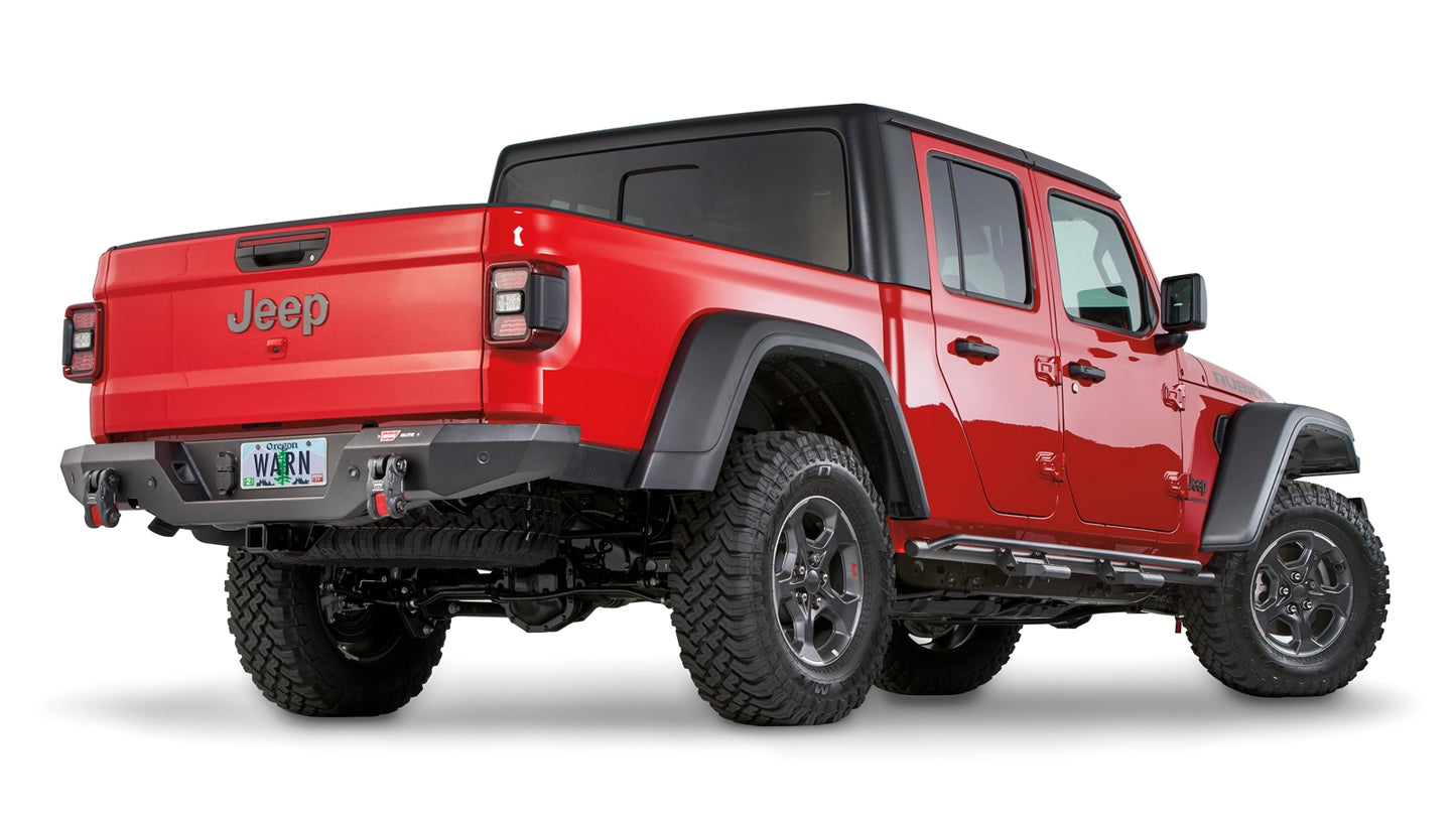 Additional view of the WARN Elite Rear Bumper for 2019-2025 Jeep Gladiator JT