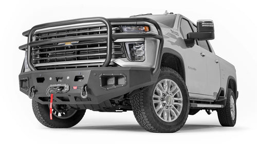 Ascent HD Front Bumper with Full Grille Guard for 2020-2023 Chevrolet Silverado 2500/3500 HD