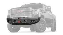 Ghosted view of the WARN Ascent Front Bumper for 2020-2023 GMC Sierra 2500/3500 HD