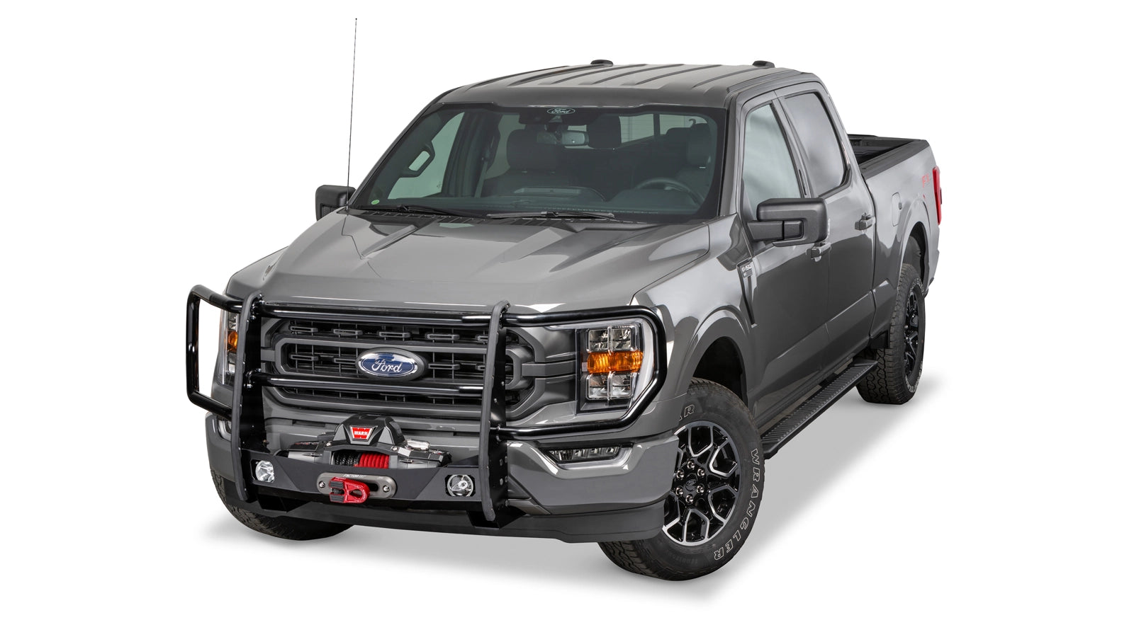 Additional view of the WARN Trans4mer Gen III Grille Guard Kit for 2021-2025 Ford F-150 grille guard winch mount kit