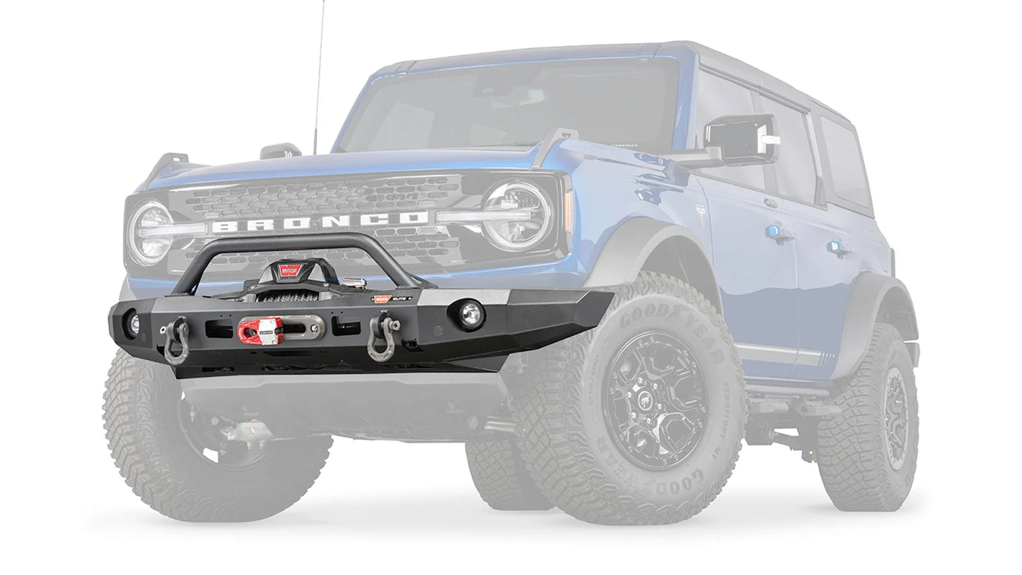 Elite Front Bumper with Prerunner Grille Guard for 2021-2026 Ford Bronco