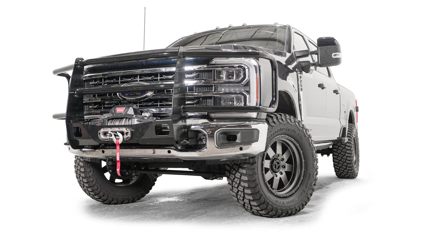WARN Trans4mer Gen III Full Grille Guard grille guard winch mount kit for 2023-2025 Ford Super Duty