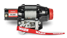 WARN R35 3,500 lb ATV/UTV winch with 50 ft steel rope and roller fairlead