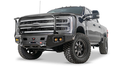 WARN Ascent HD Front Bumper with Full Grille Guard for 2023-2026 Ford Super Duty