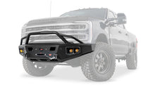 Ghosted view of the WARN Ascent HD Front Bumper with Prerunner Grille Guard for 2023-2026 Ford Super Duty