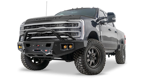 Ascent HD Front Bumper with Prerunner Grille Guard for 2023-2026 Ford Super Duty