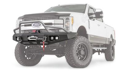 Ascent Front Bumper with Prerunner Grille Guard for 2017-2022 Ford Super Duty