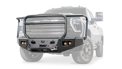 Ascent HD Front Bumper with Full Grille Guard for 2024-2026 Chevrolet Silverado 2500/3500 HD